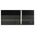 Office Jansan | Avery 05500 3 Slant Rings 2 in. Capacity 11 in. x 8.5 in. Heavy-Duty Non Stick View Binder with DuraHinge - Black image number 3