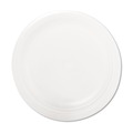 Bowls and Plates | Dart 9PWQR 9 in. Diameter Quiet Classic Laminated Foam Dinnerware Plate - White (125/Pack) image number 0
