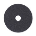 Cleaning Cloths | Boardwalk BWK4017BLA 17 in. Diameter Stripping Floor Pads - Black (5/Carton) image number 0