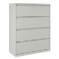  | Alera 25510 42 in. x 18.63 in. x 52.5 in. 4 Legal/Letter Size Lateral File Drawers - Light Gray image number 0
