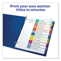 Customer Appreciation Sale - Save up to $60 off | Avery 11847 Ready Index 12-Tab Table of Contents Arched Tab Dividers Set - Multicolor (1-Set) image number 8