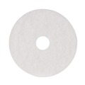 Floor Cleaners | Boardwalk BWK4016WHI 16 in. Diameter Polishing Floor Pads - White (5/Carton) image number 0