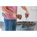 Random Orbital Sanders | Black & Decker BDCRO20C 20V MAX Cordless Random Orbital Sander image number 5