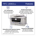 Office Printers | Brother MFCJ6960DW MFC-J6960DW INKvestment Copy/Fax/Print/Scan Color AIO Printer image number 6