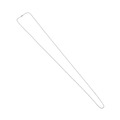 Office Jansan | Advantus 75417 36 in. Long Metal Ball Chain Fastener Nickel Plated ID Badge Holder Chain (100/Box) image number 1