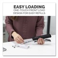 Office Staplers & Punches | Fellowes Mfg Co. 5014801 LX890 0.25 in./0.31 in. Staples 40-Sheet Capacity Handheld Plier Stapler with Antimicrobial Protection - Black/White image number 5