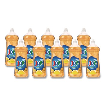 Joy 30 oz. Bottle Ultra Orange Dishwashing Liquid - Orange Scent (10/Carton)