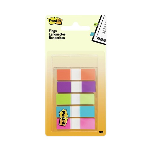 Bulk Savings Pricing 2 | Post-it Flags 683-5CB2 Page Flags in Portable Dispenser - Assorted Brights (100/Pack) image number 0