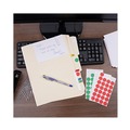 Office Jansan | Universal UNV40108 0.75 in. Diameter Self-Adhesive Removable Color-Coding Labels - White (28/Sheet, 36 Sheets/Pack) image number 6