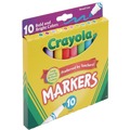 Markers | Crayola 58-7725 Broad Bullet Tip Non-Washable Marker - Assorted Tropical Colors image number 3