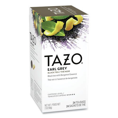  | Tazo TJL20080 2 oz. Tea Bags - Earl Grey (24/Box) image number 0