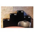 Trash Cans | Safco 2984BL 42 Gallon Public Square Paper -Recycling Receptacles - Black image number 5