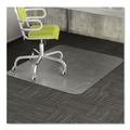 | Deflecto CM11242COM Economat 45 in. x 53 in. Occasional Use Chair Mat For Low Pile Carpet - Clear image number 3