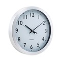Office Jansan | Universal UNV10425 12 in. Overall Diameter Brushed Aluminum Wall Clock - Silver Case image number 2