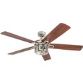 Ceiling Fans | Honeywell 50610-45 52 in. Bontera Indoor LED Ceiling Fan with Light - Brushed Nickel image number 2