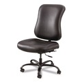 Office Chairs | Safco 3592BL Supports Up to 400 lbs. 19 in. to 22 in. Seat Height Optimus High Back Big and Tall Chair - Vinyl, Black image number 1