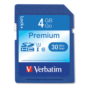 Verbatim 4GB Premium UHS-I U1 Class 10 SDHC Memory Card