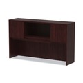  | Alera ALEVA286015MY 58.88 in. x 15 in. x 35.38 in. 4 Compartments Valencia Series Hutch with Doors - Mahogany image number 2