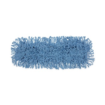 Boardwalk 24 in. x 5 in. Cotton/Synthetic Fiber Looped-End Mop Head - Blue