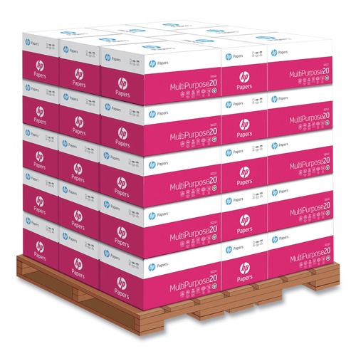 Stationary Tool Accessories | HP Papers 112000 MultiPurpose20 8.5 in. x 11 in. 20 lb Bond Weight Paper - White (1-Pallet) image number 0