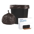 Trash Bags | Boardwalk H4832RKKR01 16 Gallon 0.35 mil 24 in. x 32 in. Perforated Roll Low-Density Waste Can Liners - Black (50 Bags/Roll, 10 Rolls/Carton) image number 2