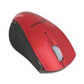  | Innovera IVR62204 2.4 GHz Frequency 30 ft. Wireless Range Left/Right Hand Use Mini Wireless Optical Mouse - Red/Black image number 1