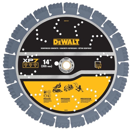 Clearance Center | Dewalt DW47437 14 in. XP7 Reinforced Concrete Segmented Diamond Blade image number 0