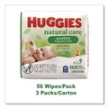Hand Wipes | Huggies 41926 Natural Care 6.6 in. x 6.86 in. Sensitive Baby Wipes - Unscented/White (3/Carton) image number 4