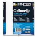 Cleaning Cloths | Cottonelle 55699 Ultra CleanCare 1-Ply Septic Safe Mega Rolls Strong Tissue Toilet Paper - White (36/Carton) image number 1