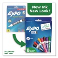 Office Jansan | EXPO 80078A Broad Chisel Tip Low-Odor Dry-Erase Marker - Assorted Colors (8/Set) image number 5
