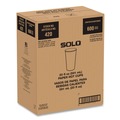 Cups and Lids | SOLO 420RC-PLANET Recycled Content PCF Paper Hot Cups ProPlanet Seal 20 oz White/Blue 600/Carton image number 3