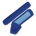 Mops | Gritt Commercial GRI182603PK 60 in. x 5 in. Microfiber Looped Dust Mop Pad Head - Blue (3/Pack) image number 5