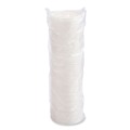 Last Chance for these Amazing Deals | Dart 8FTL Lift 'n' Lock 8 oz. Foam Cup and Container Lids - White (1000/Carton) image number 1