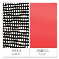 Office Chairs | Alera ALEEL42BME30B 17.9 in. to 21.8 in. Seat Height Elusion Series Mesh Mid-Back Swivel/Tilt Chair Supports Up to 275 lbs. - Red image number 6