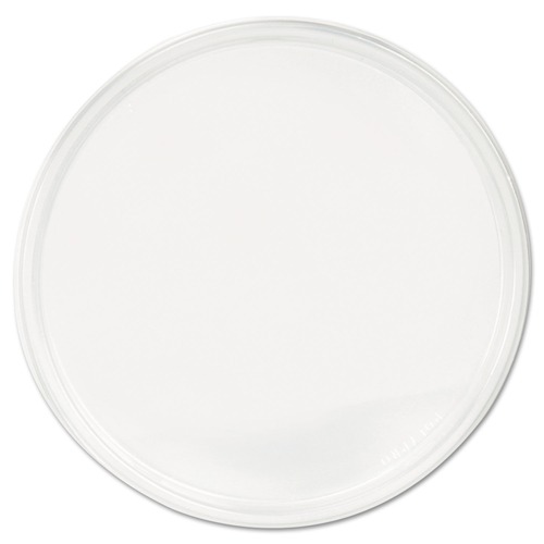  | Fabri-Kal 9505466 PolyPro Microwavable Plastic Deli Container Lids - Clear (500/Carton) image number 0
