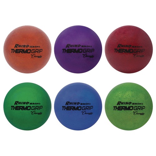 Toys | Champion Sports RXTHRMSET Rhino Skin 6.3 in. Diameter Heat-Activated Color Change Thermo Grip Dodgeball Set - Assorted Colors (6/Set) image number 0