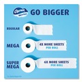 Office Jansan | Charmin 08797 2-Ply Ultra Soft Mega Roll Septic Safe Bathroom Tissue - White (18/Carton) image number 8