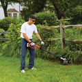 String Trimmers | Factory Reconditioned Black & Decker LST400 20V MAX Cordless Lithium-Ion High-Performance 12 in. Straight Shaft String Trimmer image number 3