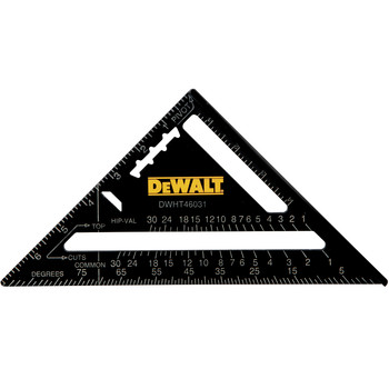 MEASURING ACCESSORIES | Dewalt DWHT46031 7 in. Premium Rafter Square