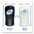 Soap Dispensers | Dial Professional 17000 16664 Fit X2 5.25 in. x 4 in. x 10.5 in. 1.2 L Manual Dispenser - Ivory (3/Carton) image number 10