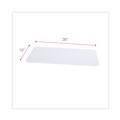 Office Jansan | Alera ALESW59SL3618 Plastic 36 in. x 18 in. Shelf Liners for Wire Shelving - Clear (4/Pack) image number 2