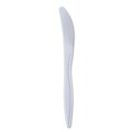 Just Launched | Boardwalk BWKKNIFEIW Mediumweight Wrapped Polypropylene Knives - White (1000/Carton) image number 0