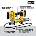 Grease Guns | Dewalt DCGG571M1 20V MAX Cordless Lithium-Ion Grease Gun (4 Ah) image number 4