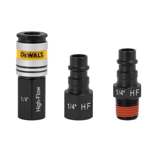 Air Tool Adaptors | Dewalt DXCM036-0205 7-Piece High Flow Couplers and Plugs 1/4 in. NPT image number 0