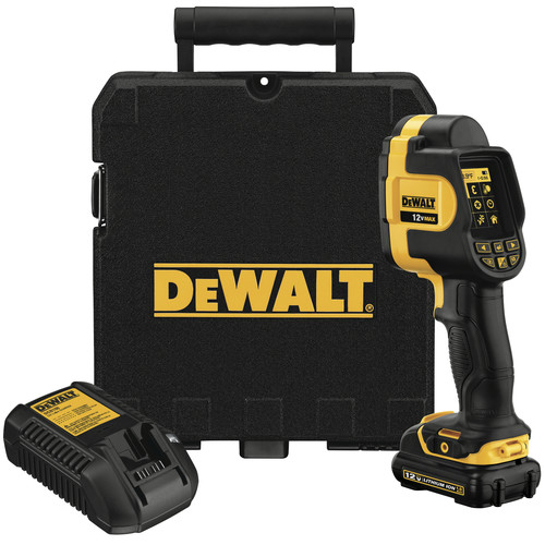 Temperature Guns | Dewalt DCT416S1 12V MAX Cordless Lithium-Ion Thermal Imaging Thermometer Kit image number 0