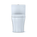TOTO MS646124CEMFG#01 1-Piece Aquia IV CEFIONTECT WASHLETplus 1.28 and 0.8 GPF Elongated Dual Flush Universal height Toilet - Cotton White image number 5