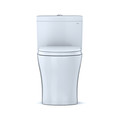 Fixtures | TOTO MS646124CEMFG#01 1-Piece Aquia IV CEFIONTECT WASHLETplus 1.28 and 0.8 GPF Elongated Dual Flush Universal height Toilet - Cotton White image number 5