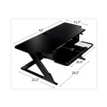 Office Desks & Workstations | 3M SD70B 42 in. x 23.2 in. x 6.2 in. to 20 in. Precision Standing Desk - Black image number 5