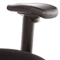 Office & Office Supplies | Alera ALEEL42ME10B 17.7 in. to 21.4 in. Seat Height Elusion Series Mesh Mid-Back Prem Fabric Multifunction Chair Supports Up to 275 lbs. - Black image number 3