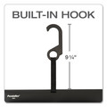 Office Jansan | Pendaflex 52891 1 in. Expansion 6 Sections Desk Free Buckle Closure Hanging Letter Organizer With Case - Black image number 2